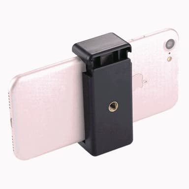 Universaali matkapuhelimen pidike kamerakiinnikkeellä / Selfiestick-kiinnikkeellä