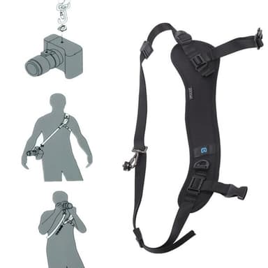 PULUZ Kameranauha pikakiinnityksellä SLR/DSLR- kameroille