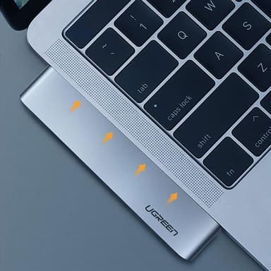 Ugreen Multihubb MacBook Pro / Air - 2xUSB-C 3xUSB ja muistikortinlukija