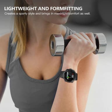 Garmin Forerunner 45 / 45S rannekoru silikoni musta