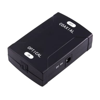 Optinen Toslink sovitin Koaksiaaliseen RCA:n