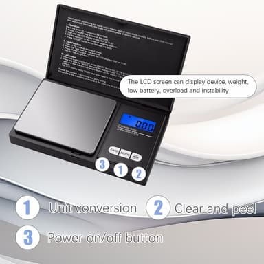Digitaalinen vaaka, mittaa painon 0,01 g - 200 g