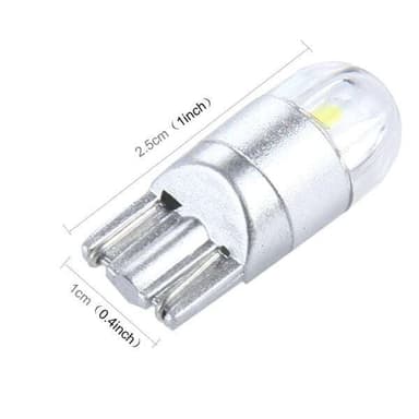 Lamppu LED T10 2W - 2Pack Pysäköintivalo / paikoitusvalo