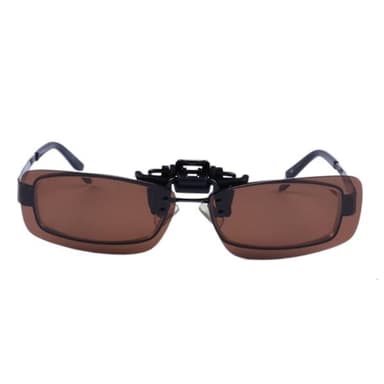 Clip-on aurinkolasit UV-suojalla - Musta