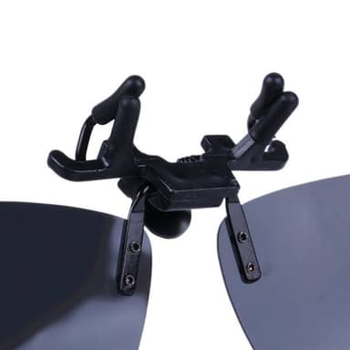 Clip-on aurinkolasit UV-suojalla - Musta
