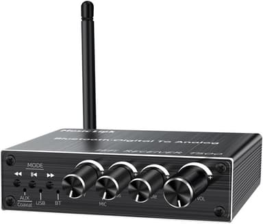 NÖRDIC Bluetooth 5.4 Audio Vastaanotin DAC Muunnin USB Muisti 3.5MM AUX RCA Coaxial