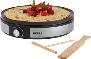 Petra 2-in-1 käännettävä kreppikone 500014 (musta)