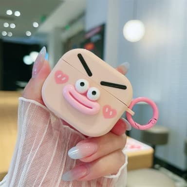 3D Emoji -kotelo AirPods 3:lle - vaaleanpunainen