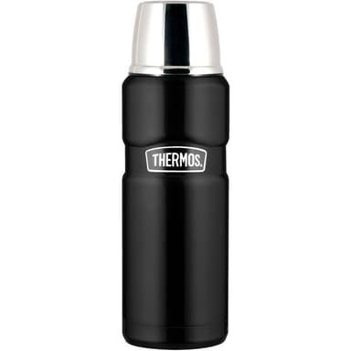 Thermos Termos King 1,2 L Matt Svart S