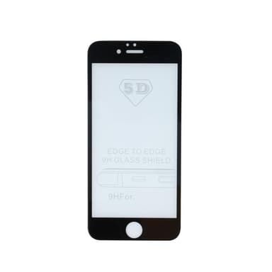 5D Näytönsuoja karkaistua lasia iPhone 11/iPhone XR:lle - Musta kehys