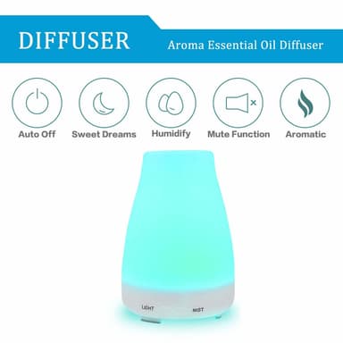 Aroma Diffuser - Kostutin ja Aromalamppu