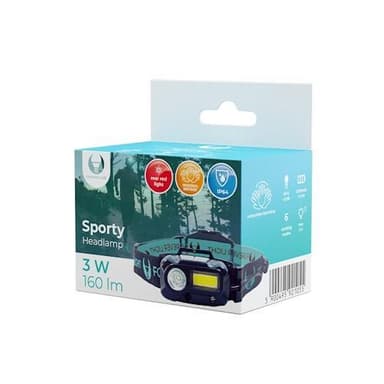 Forever Light LED-otsalamppu Sporty XP-E 3W + COB 3W 160lm 1200mAh