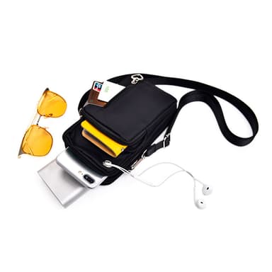 Crossbody mini laukku Musta