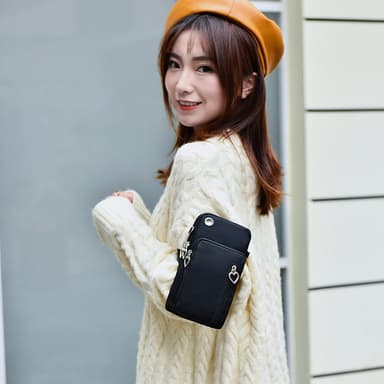Crossbody mini laukku Musta