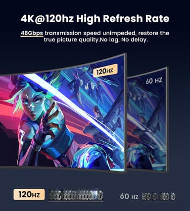 NÖRDIC 8K HDMI 2.1 Splitter 1-2 & Extractor optinen SPDIF & Stereo HDR EDID Dolby Atmos, True HD, Digital Plus, DTS-HD Master