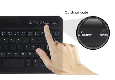 NÖRDIC Bluetooth 5.0 Näppäimistö 78 näppäintä IOS Android Windows US Layout