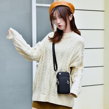 Crossbody mini laukku Musta
