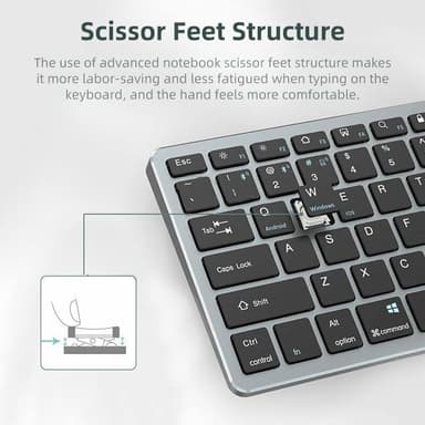 NÖRDIC langaton Bluetooth kyllä ​​2.4G hiiri ja näppäimistösarja US layout