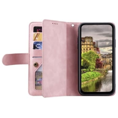 Xiaomi 14T Pro Kuori Vetoketjutaskulla ja 9 Korttipaikalla