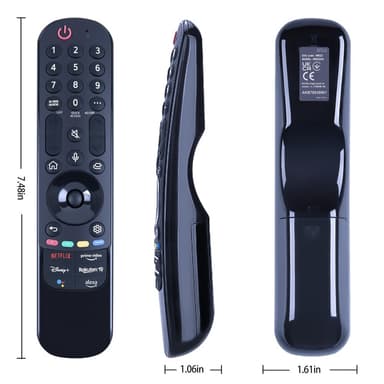 Television kaukosäädin Korvaa AKB76039901 LG TV:lle