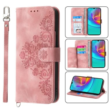 Samsung Galaxy A16 5G / A16 4G Kotelo Kukka Kuvio Lompakko