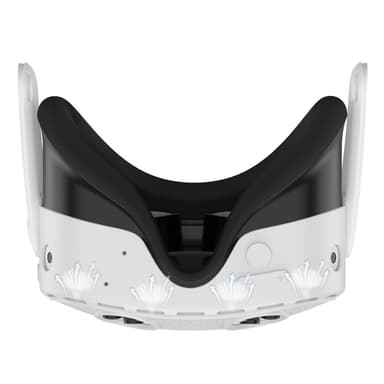 Meta Quest 3S -suojakotelolle, VR-kuulokemikrofonille, silikonisuoja - Valkoinen