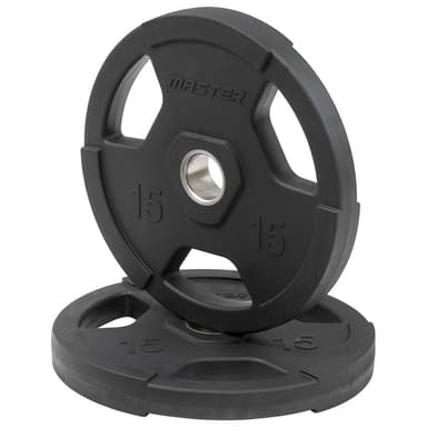 Master Fitness Painolevy Deluxe, Levypainot Kumipäällyste 15 kg