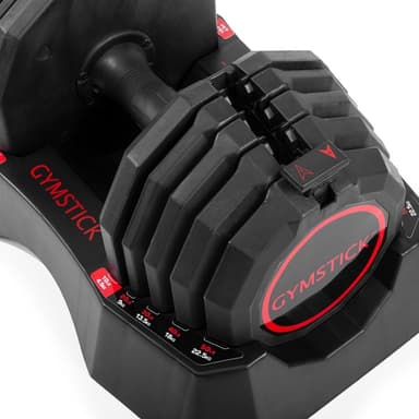 Gymstick Quick-Lock Käsipaino 22,5kg, Käsipainot säädettävät