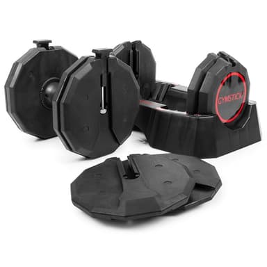 Gymstick Quick-Lock Käsipaino 22,5kg, Käsipainot säädettävät