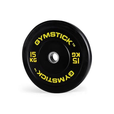 Gymstick Painolevy Bumper Plate, Levypainot Bumper 15 kg