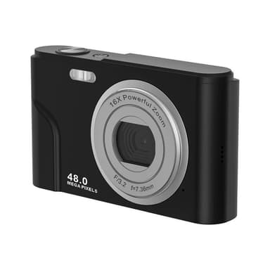 Digikamera 1080P 48 megapikseliä 16x zoom Musta
