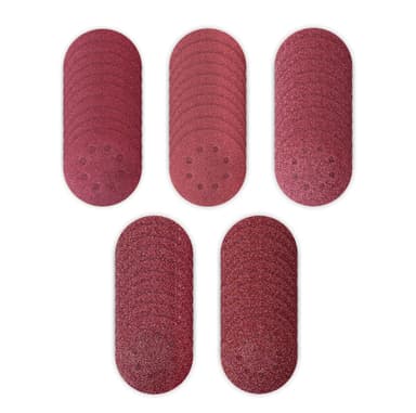 Sanding paper set 125mm