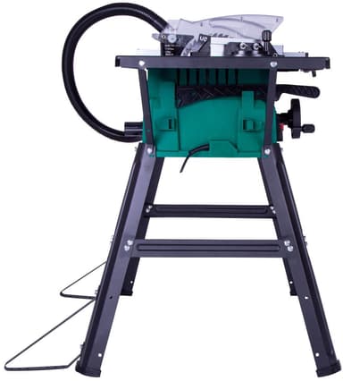 VONROC Sägetisch – 1500 W – Inkl. 210 mm, 40T Sägeblatt – mit Untergestell