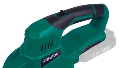 VONROC Akku-Laubbläser VPower 20V (ohne Akku und Ladegerät), 2 Gebläsepositionen - Max. Gebläseleistung 190 km/h