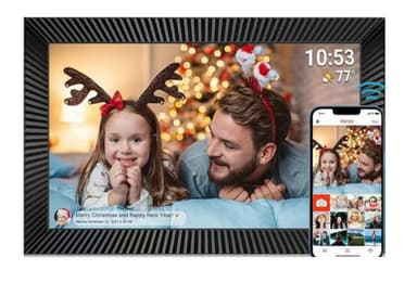 Digitaalinen valokuvakehys Älykäs albumi Musta