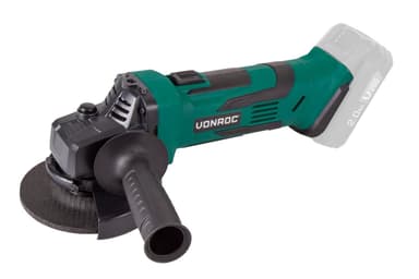 Akku-Winkelschleifer VPower 20V (ohne Akku und Ladegerät) 115mm, Inkl. Seitengriff und Aufbewahrungstasche