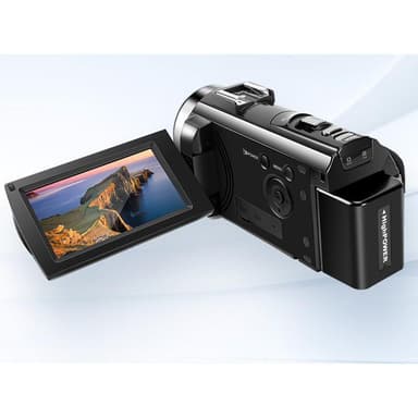 Videokamera 1080P / 24MP / 16x zoom ja käännettävä LCD-näyttö