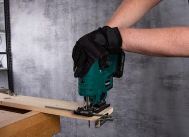 Akku-Stichsäge VPower 20V – Komplettset mit 2.0Ah Akku, Schnellladegerät, Sägeblättern, Parallelführung und Aufbewahrungstasche