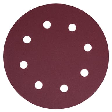 VONROC Schleifpapierset 25-teilig - Universal - Für Wand- / Deckenschleifer - 180 mm - mit Klettverschluss