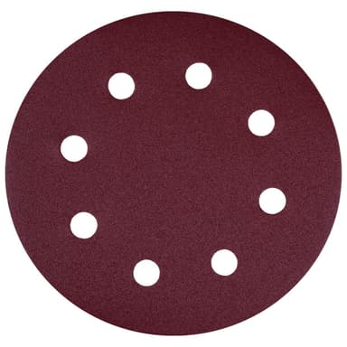 VONROC Schleifpapierset 25-teilig - Universal - Für Wand- / Deckenschleifer - 180 mm - mit Klettverschluss