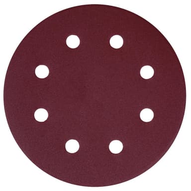 VONROC Schleifpapierset 25-teilig - Universal - Für Wand- / Deckenschleifer - 180 mm - mit Klettverschluss