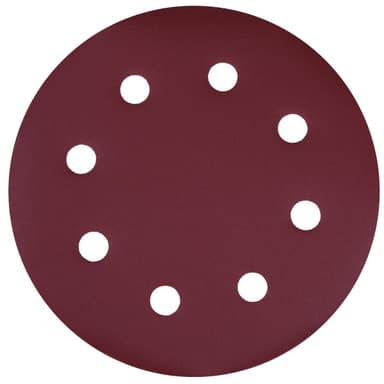 VONROC Schleifpapierset 25-teilig - Universal - Für Wand- / Deckenschleifer - 180 mm - mit Klettverschluss