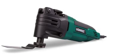 Oszillierendes Multitool 300W - Schnellwechselsystem, variable Geschwindigkeit - Komplettset inkl. 61 Zubehörteile und Aufbewahrungstasche