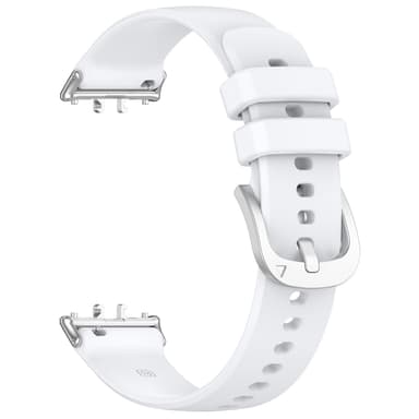 Silikoninen kellon ranneke Samsung Galaxy Fit 3:lle (SM-R390) Valkoinen