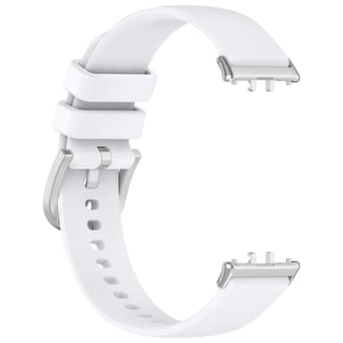 Silikoninen kellon ranneke Samsung Galaxy Fit 3:lle (SM-R390) Valkoinen