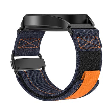 20 mm Canvas-kellohihna Samsung Galaxy Watch Active 1/2:lle, Galaxy Watch 4:lle Sininen