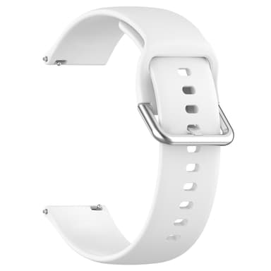 22 mm:n pehmeät silikoniset urheilunauhat, jotka ovat yhteensopivia CMF:n kanssa MITÄÄN Watch Pron kanssa Valkoinen