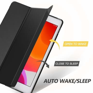 9,7 tuuman iPad-kotelo iPad 5/6 iPad Air 1/2 Smart -kotelo musta