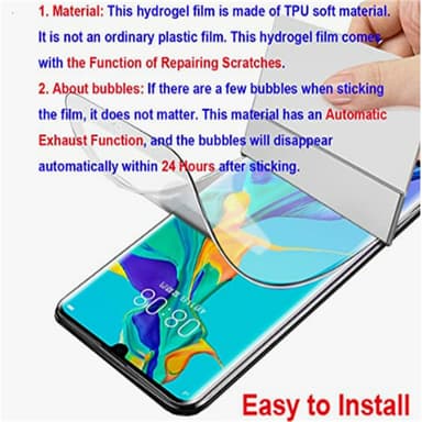 Hydrogeeli näytönsuoja Läpinäkyvä HUAWEI P30 Pro