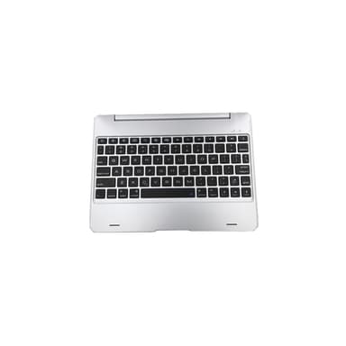Bluetooth-näppäimistö suojauksella iPad Pro 9.7/ Air 1/2 Hopea